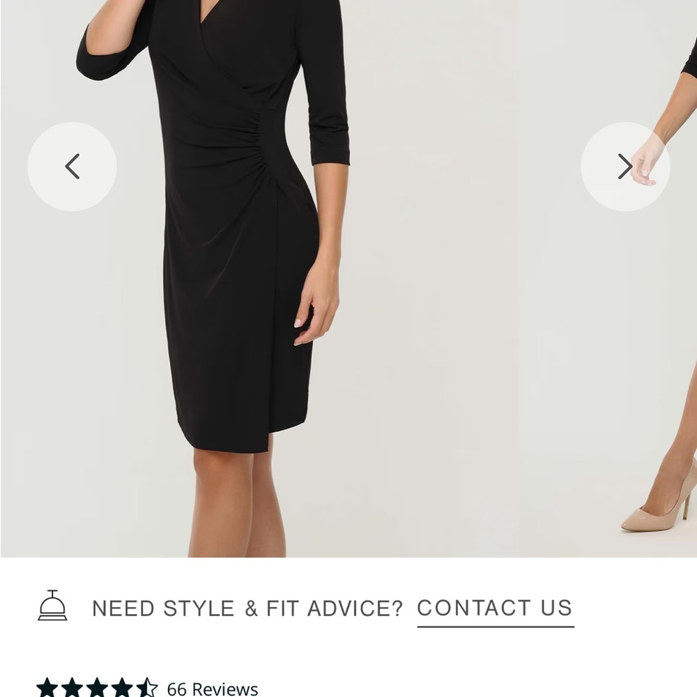 Anatomie Black Long Sleeve Dress